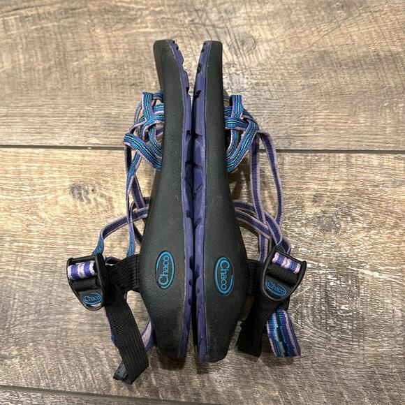 Chaco Women's ZX/2 Classic Sandal Purple Blue Size 10 - Picture 6 of 9